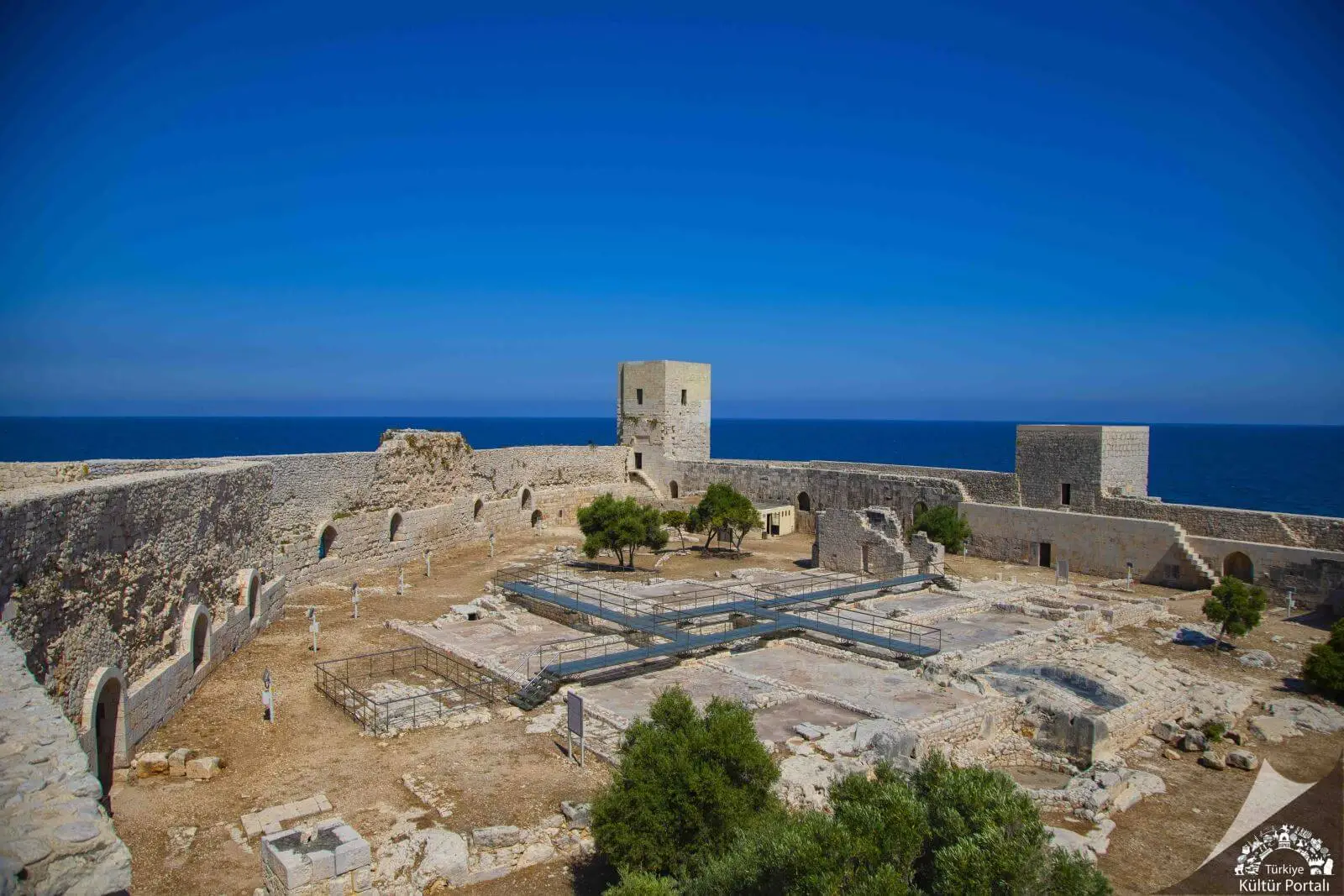 Kızkalesi'nden Gün Batımı Manzarası