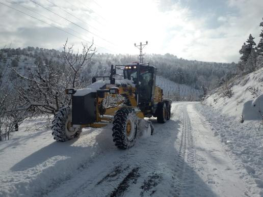 Büyükşehir Ekipleri Kar İle Mücadeleye Hazır
