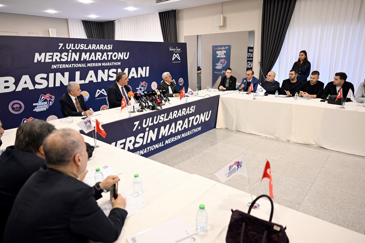 7. Uluslararası Mersin Maratonu’nun Basın Lansmanı Yapıldı