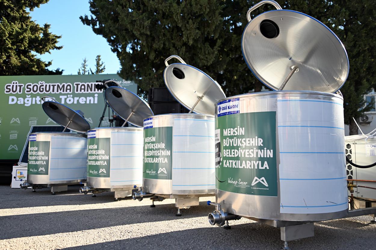 Başkan Seçer, ‘Süt Soğutma Tankı Dağıtım Töreni’ne Katıldı