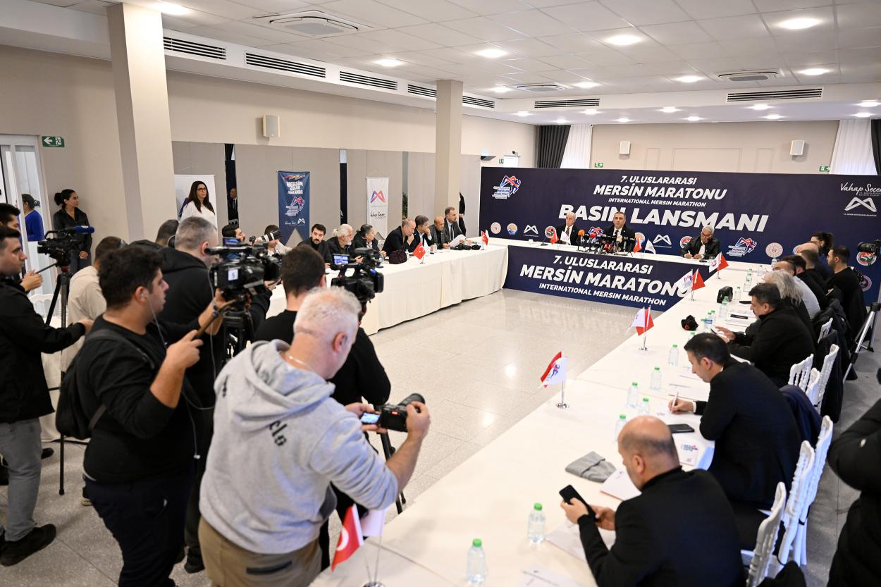 7. Uluslararası Mersin Maratonu’nun Basın Lansmanı Yapıldı