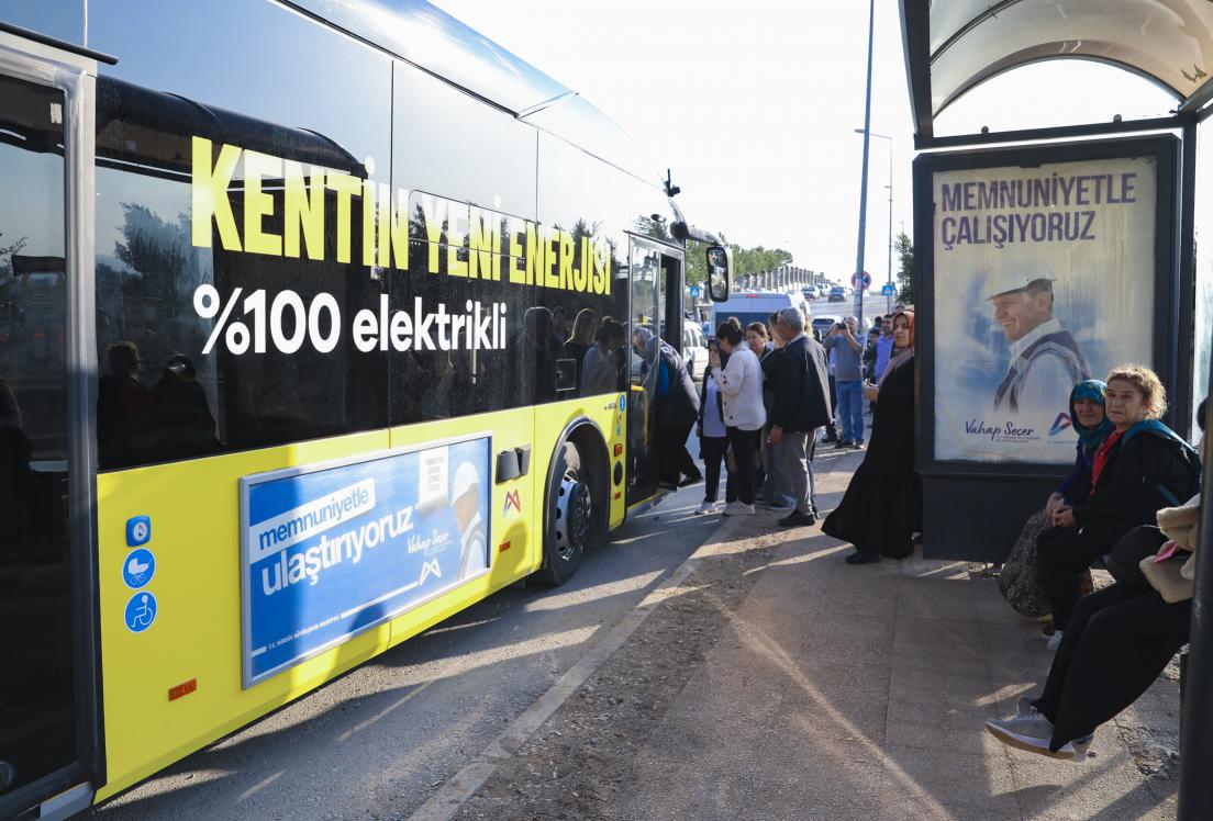 Büyükşehir’den 18 Elektrikli Otobüs İle Mersin Ulaşımına Çevreci Bir Dokunuş