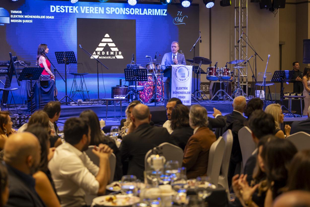 Başkan Seçer, Elektrik Mühendisleri Odası Mersin Şubesi’nin 71. Yıl Dönümü Gala Gecesi’ne Katıldı