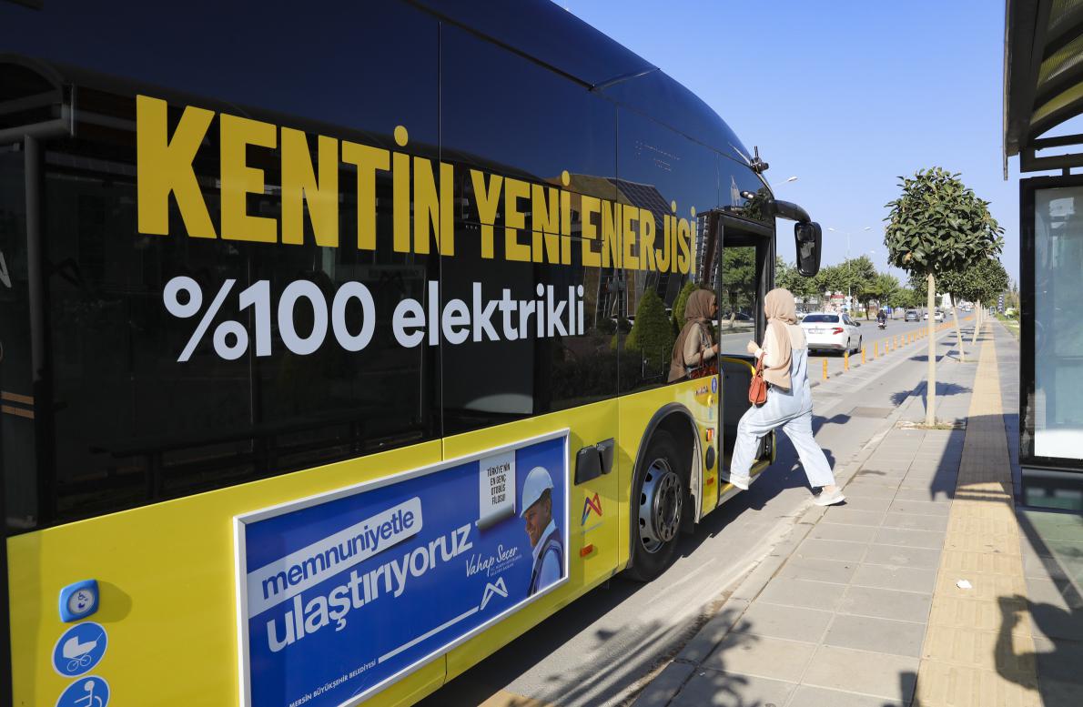 Büyükşehir’den 18 Elektrikli Otobüs İle Mersin Ulaşımına Çevreci Bir Dokunuş
