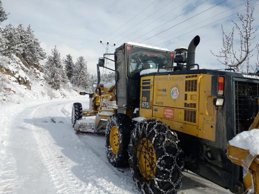 Büyükşehir Ekipleri Kar İle Mücadeleye Hazır
