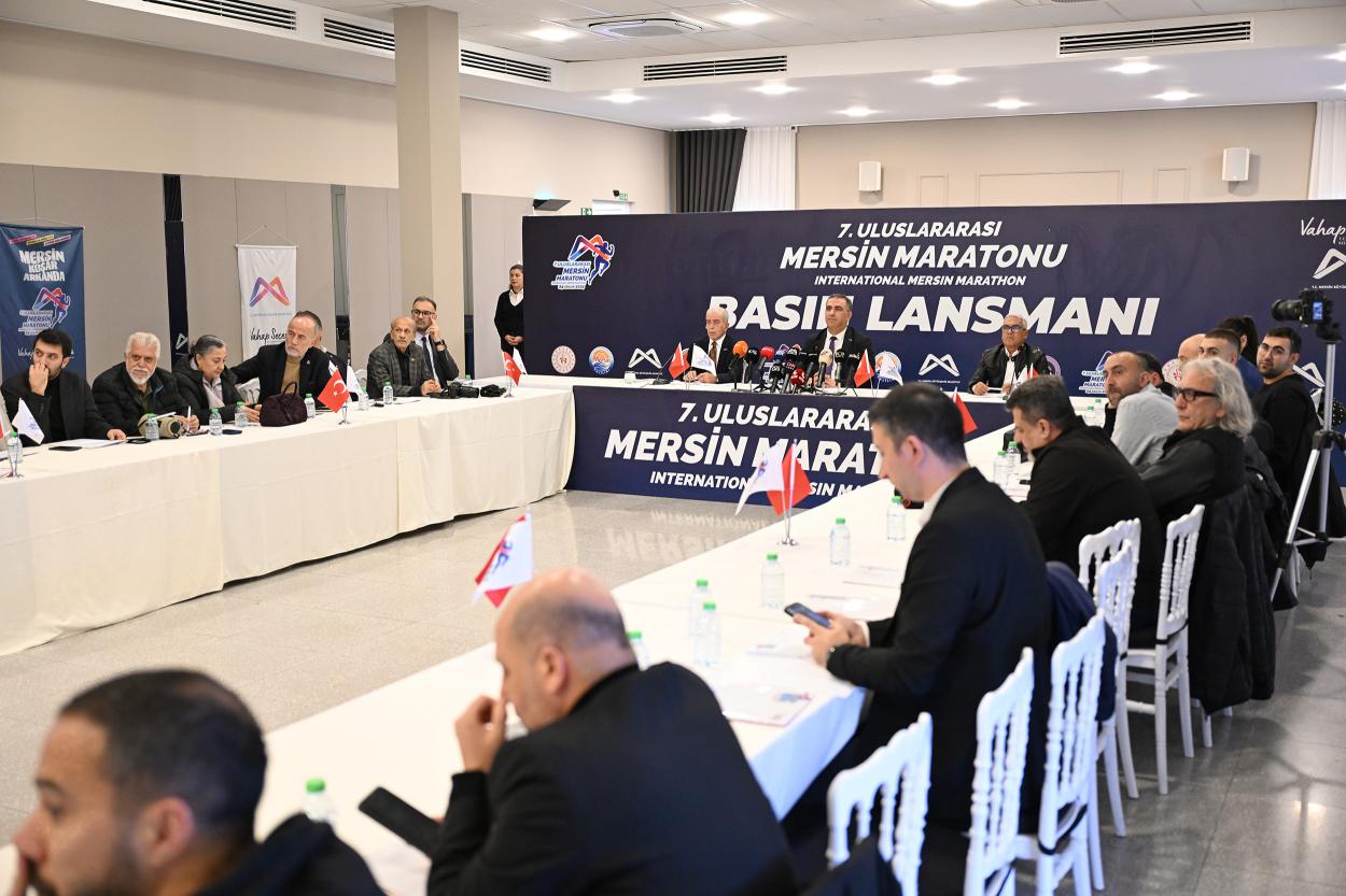 7. Uluslararası Mersin Maratonu’nun Basın Lansmanı Yapıldı