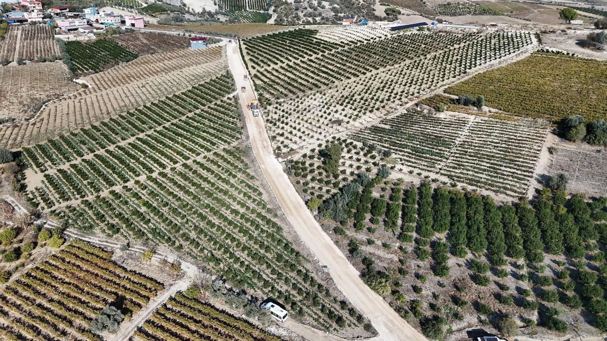 Büyükşehir Belediyesi, Esenli-Hebilli Bağlantı Yolunda Çalışmalarını Tamamladı