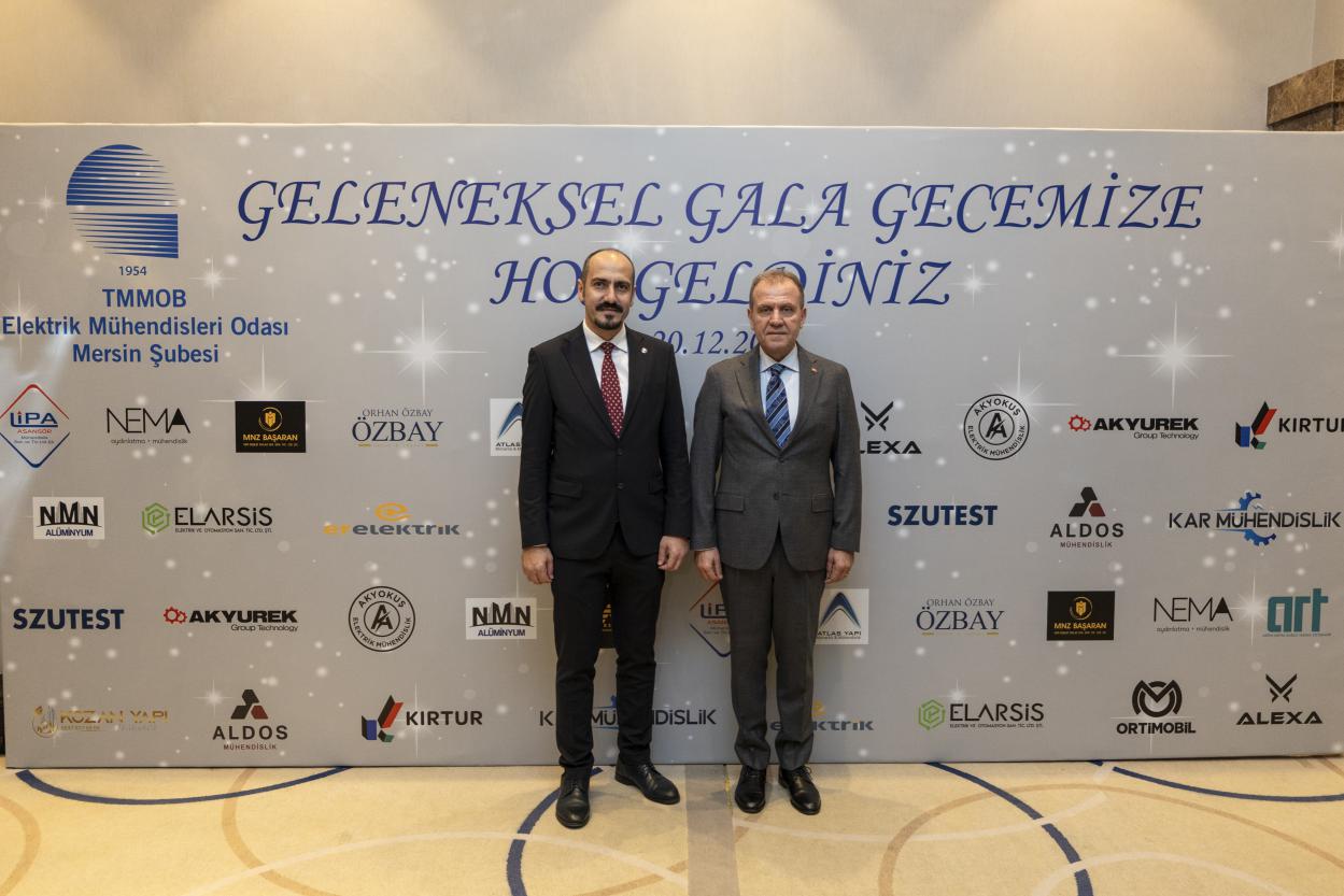Başkan Seçer, Elektrik Mühendisleri Odası Mersin Şubesi’nin 71. Yıl Dönümü Gala Gecesi’ne Katıldı