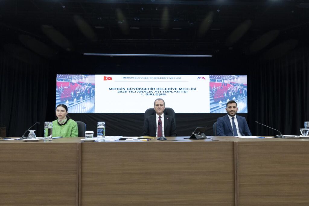 Mersin Büyükşehir Belediye Meclisi’nin 2025 Yılı Aralık Ayı 1. Birleşimi Gerçekleştirildi