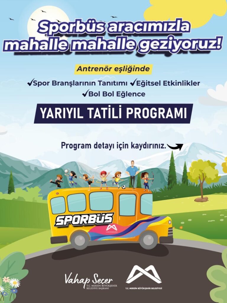 Yarıyıl tatilinde Sporbüs aracımızla mahalle mahalle geziyoruz!