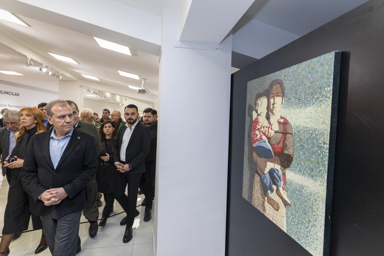 Başkan Seçer, ‘Türkiye Cumhuriyeti’nin 102. Yılı Resim Yarışması Sergisi’nin Açılışına Katıldı