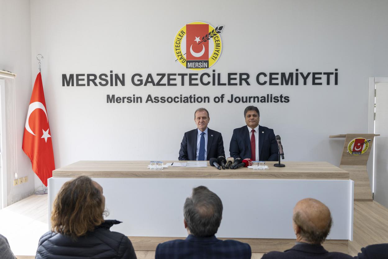 Başkan Seçer’den Mersin Gazeteciler Cemiyeti’ne Ziyaret