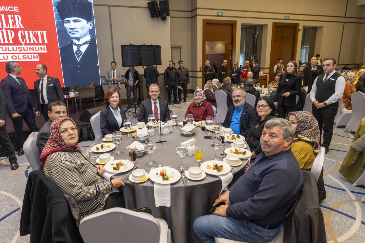 Başkan Seçer ve Meral Seçer, Şehit Aileleri ve Gazilerle Buluştu