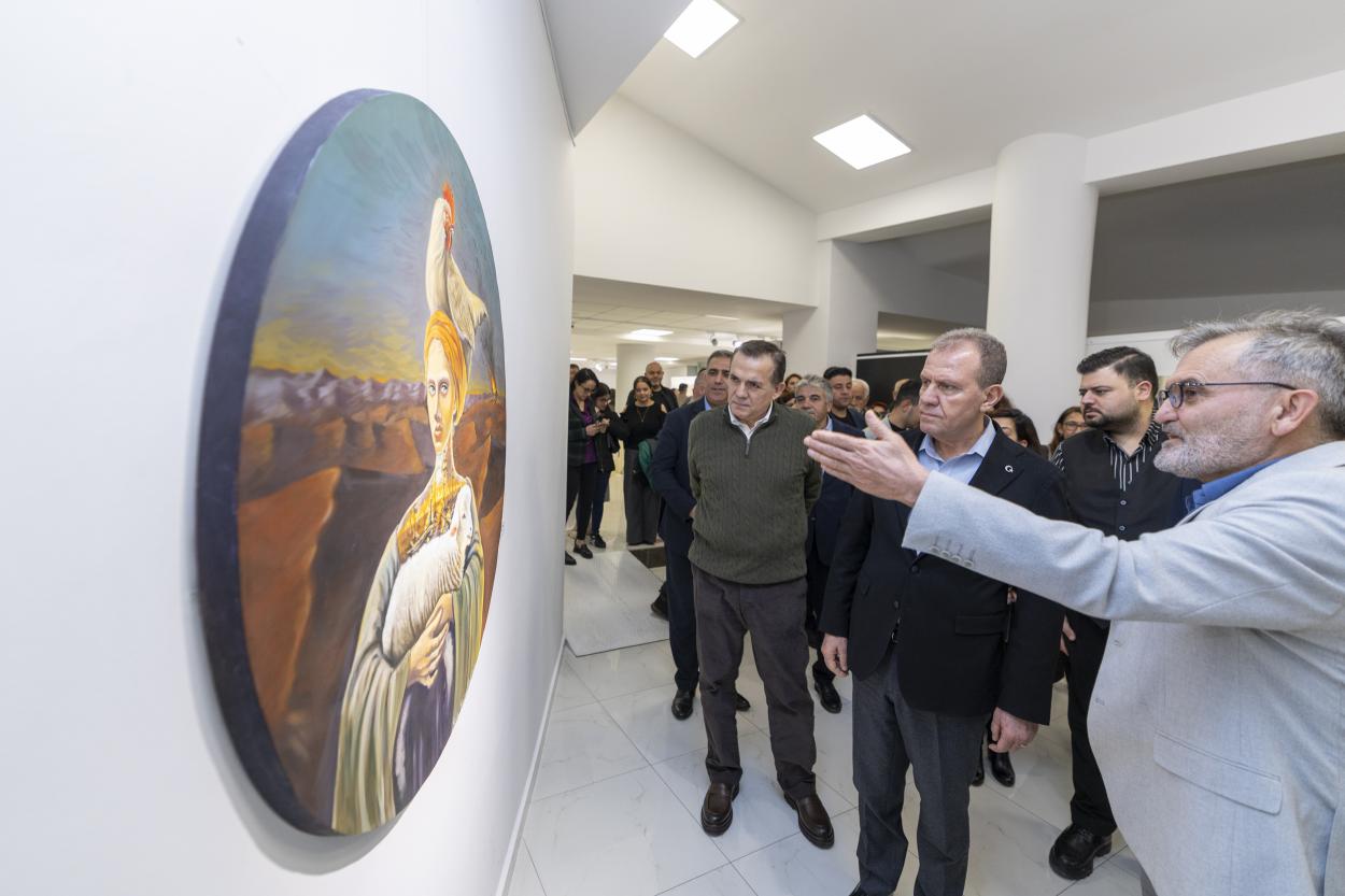 Başkan Seçer, ‘Türkiye Cumhuriyeti’nin 102. Yılı Resim Yarışması Sergisi’nin Açılışına Katıldı