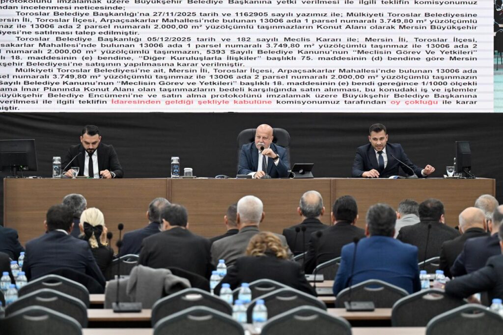 Mersin Büyükşehir Belediye Meclisi’nin Ocak Ayı 2. Birleşimi Gerçekleştirildi