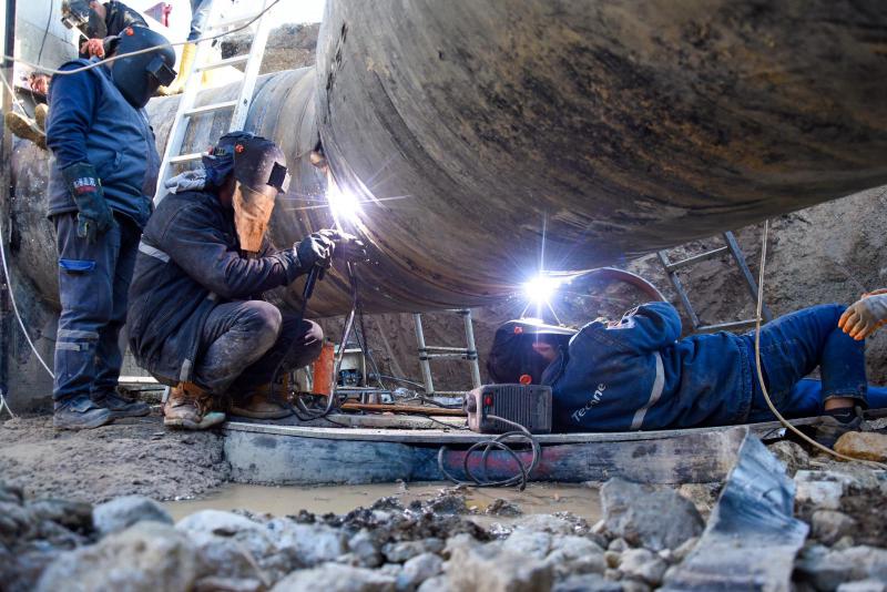 MESKİ’den Ana İçme Suyu Hattında Başarılı Deplase Çalışması
