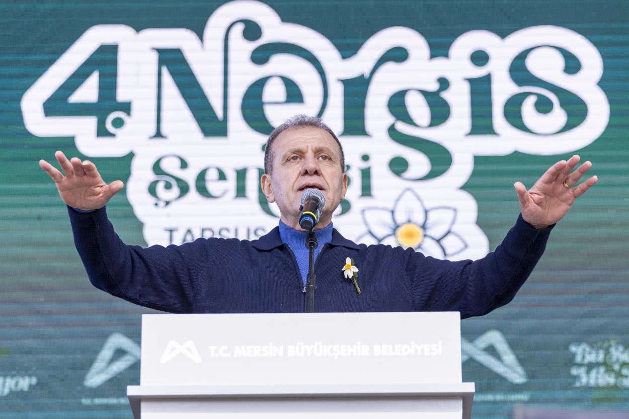 Başkan Seçer ve Meral Seçer ‘4. Nergis Şenliği’ne Katıldı