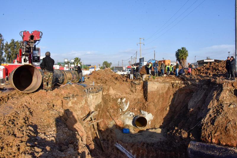 MESKİ’den Ana İçme Suyu Hattında Başarılı Deplase Çalışması