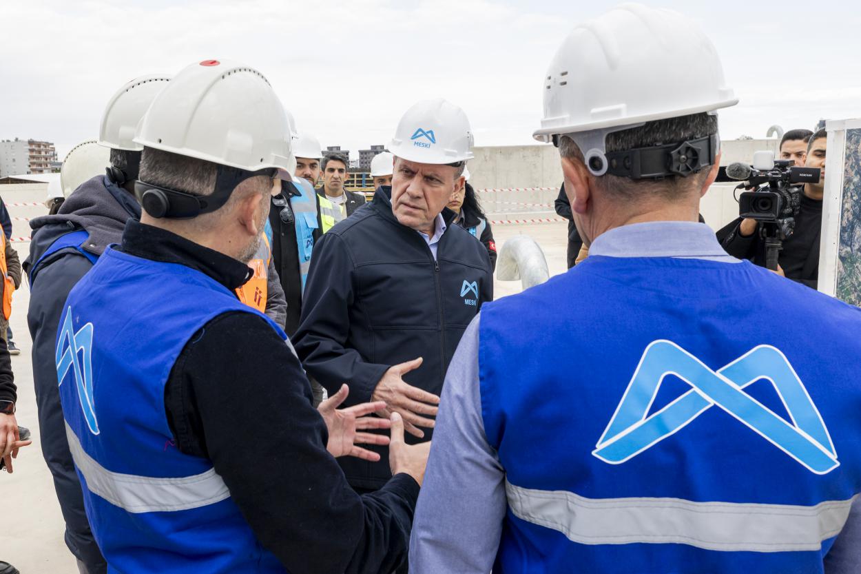 Başkan Seçer, Mezitli İçmesuyu Şebeke Projesi Çalışmalarını İnceledi