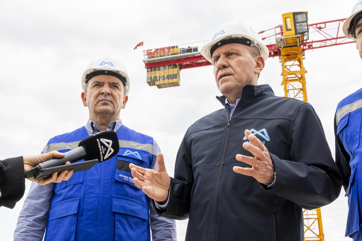 Başkan Seçer, Mezitli İçmesuyu Şebeke Projesi Çalışmalarını İnceledi