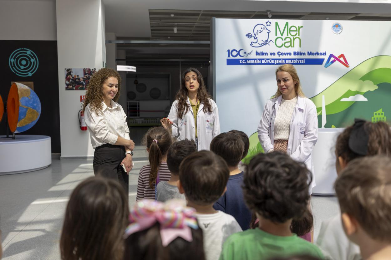 Mersin Büyükşehir Mercan 100. Yıl İklim ve Çevre Bilim Merkezi 200 Bin Ziyaretçi Sayısına Ulaştı