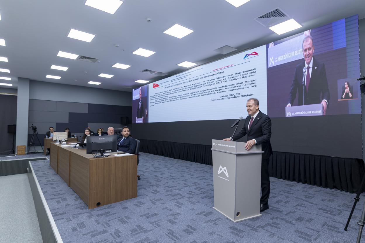 Mersin Büyükşehir Belediye Meclisi’nin Nisan Ayı 1. Birleşimi Başkan Seçer Başkanlığında Gerçekleştirildi